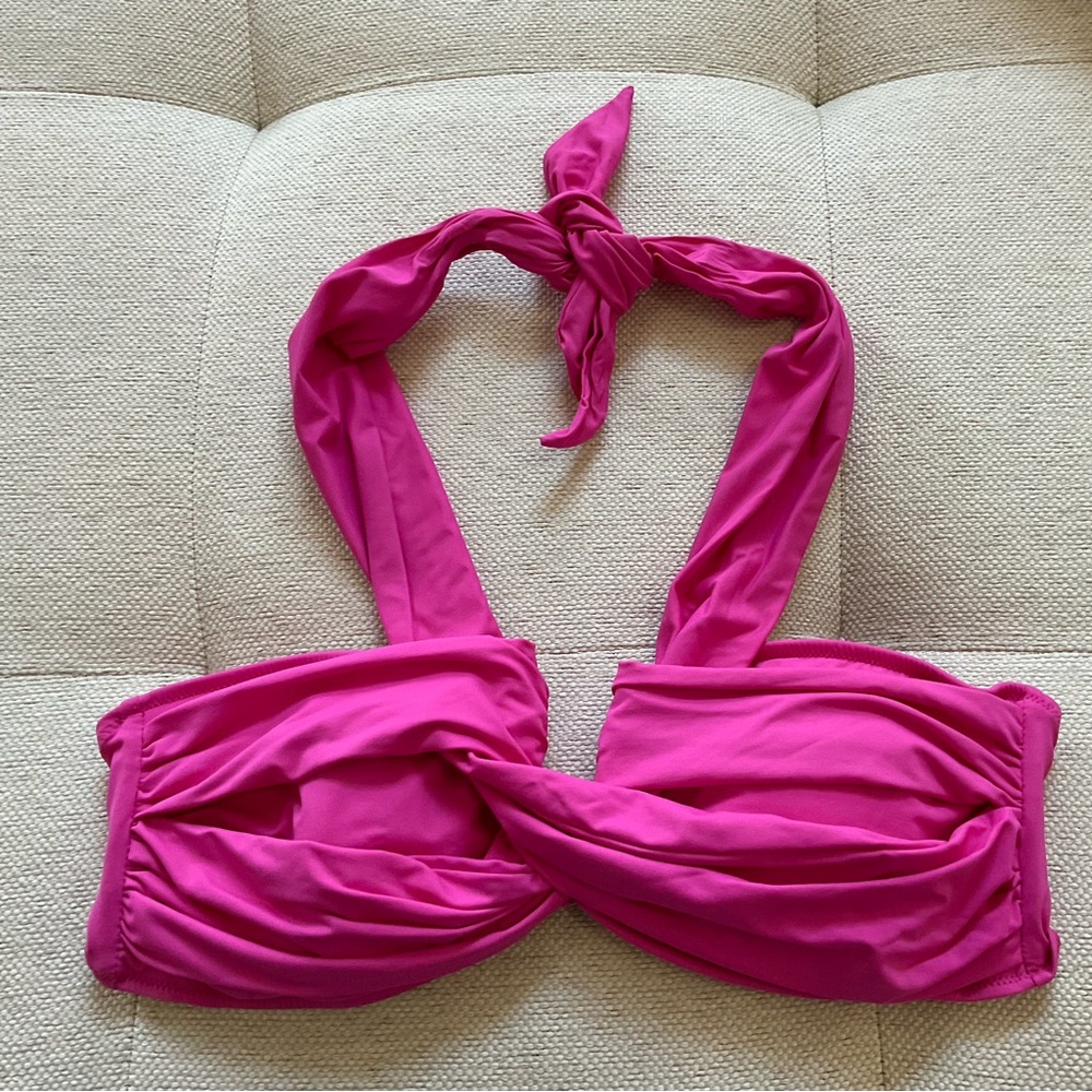 Leilani Swimsuit Halter Top Hot Pink-Size 12